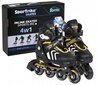 Riedučiai SporTrike Skates 4in1, geltoni цена и информация | Riedučiai | pigu.lt