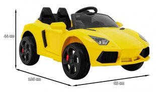 Vienvietis vaikiškas elektromobilis Future, geltonas kaina ir informacija | Elektromobiliai vaikams | pigu.lt