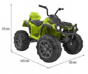 Vaikiškas elektrinis keturratis Quad ATV, žalias цена и информация | Электромобили для детей | pigu.lt