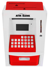 Копилка-банкомат, красный цвет цена и информация | Оригинальные копилки | pigu.lt