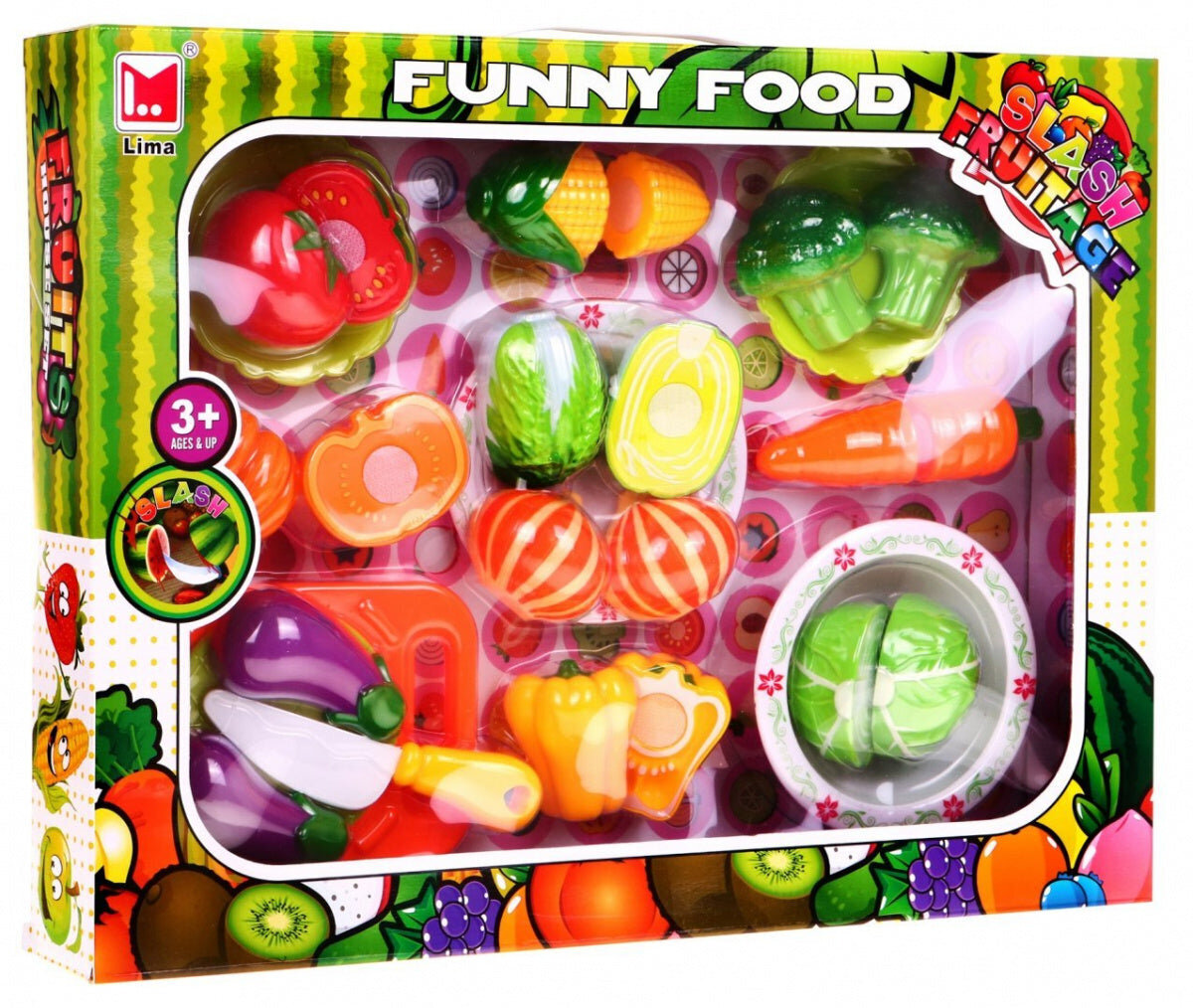 Žaislinis pjaustomų daržovių rinkinys kaina ir informacija | Žaislai mergaitėms | pigu.lt