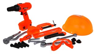 Įrankių rinkinys Toolkit Yuan Fa Toys, oranžinis kaina ir informacija | Žaislai berniukams | pigu.lt