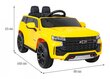Vienvietis vaikiškas elektromobilis Chevrolet Tahoe, geltonas kaina ir informacija | Elektromobiliai vaikams | pigu.lt