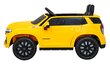Vienvietis vaikiškas elektromobilis Chevrolet Tahoe, geltonas kaina ir informacija | Elektromobiliai vaikams | pigu.lt