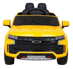 Vienvietis vaikiškas elektromobilis Chevrolet Tahoe, geltonas цена и информация | Электромобили для детей | pigu.lt