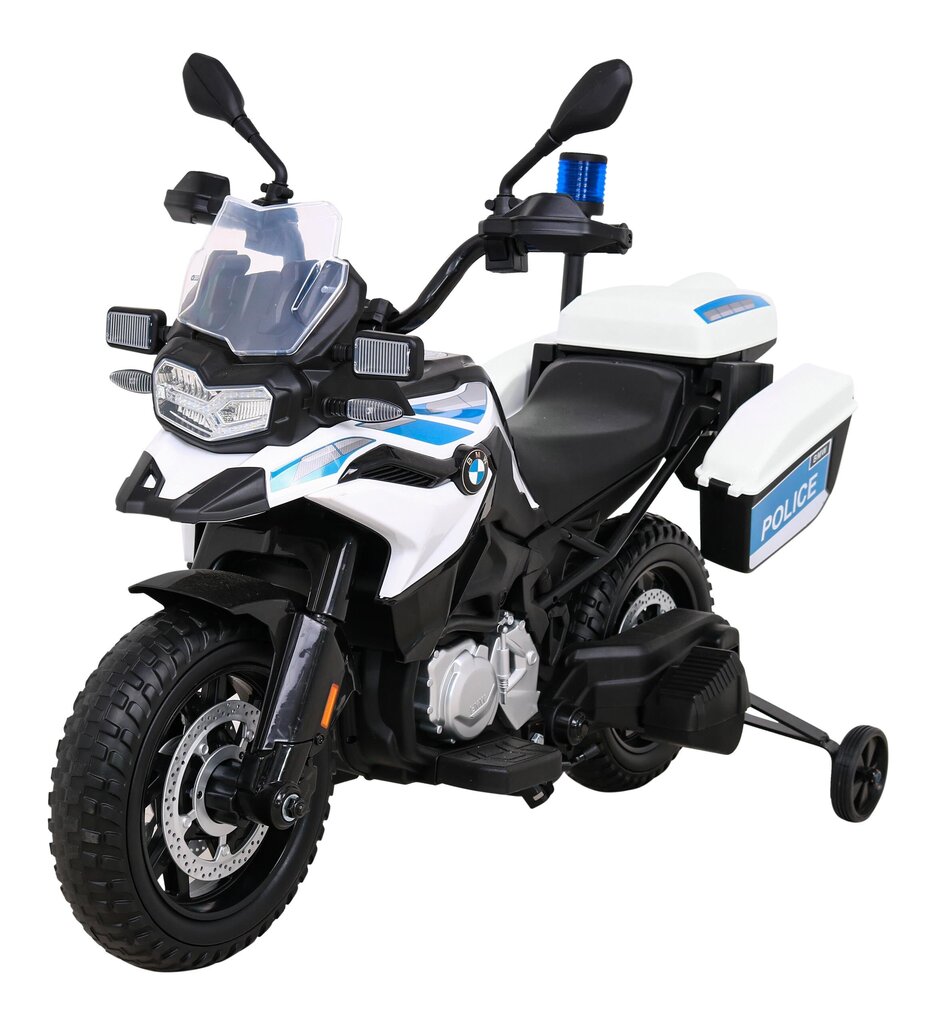 Vienvietis elektromobilis-motociklas BMW F850 GS , policija kaina ir informacija | Elektromobiliai vaikams | pigu.lt