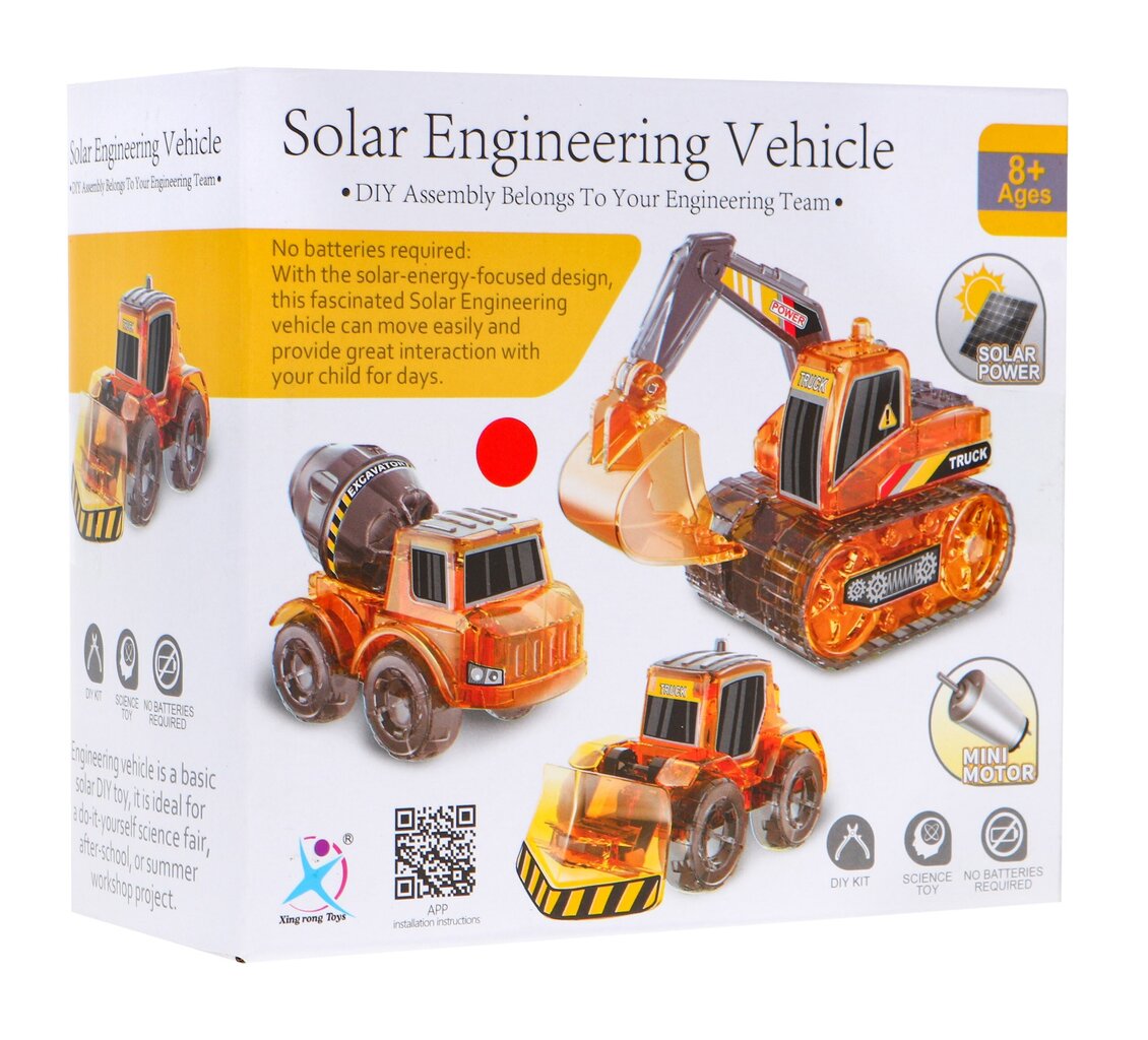 Saule pakraunamas statybinių transporto priemonių rinkinys 3in1 kaina ir informacija | Žaislai berniukams | pigu.lt