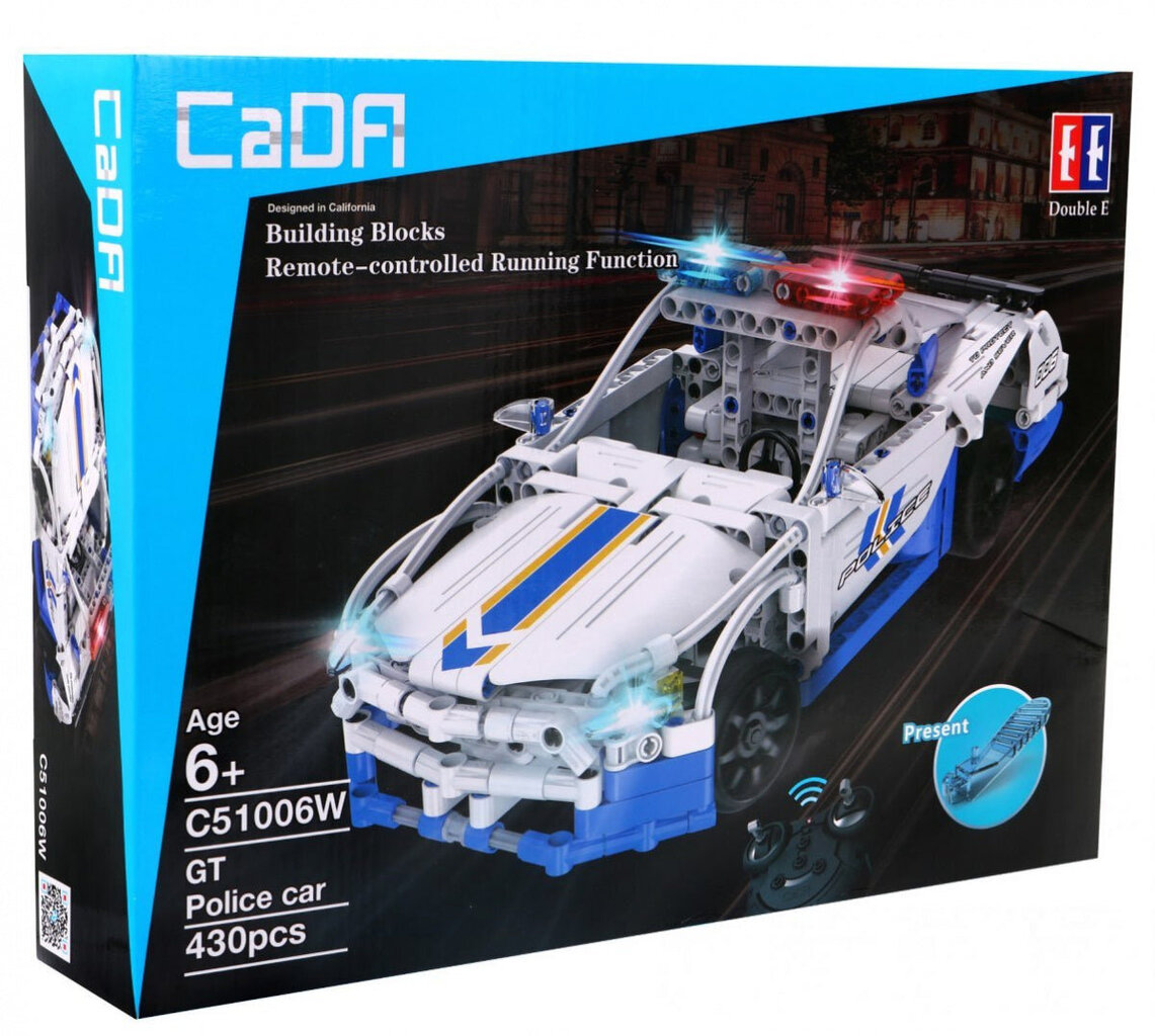 R/C policijos automobilis Police 430 el EE, baltas kaina ir informacija | Žaislai berniukams | pigu.lt