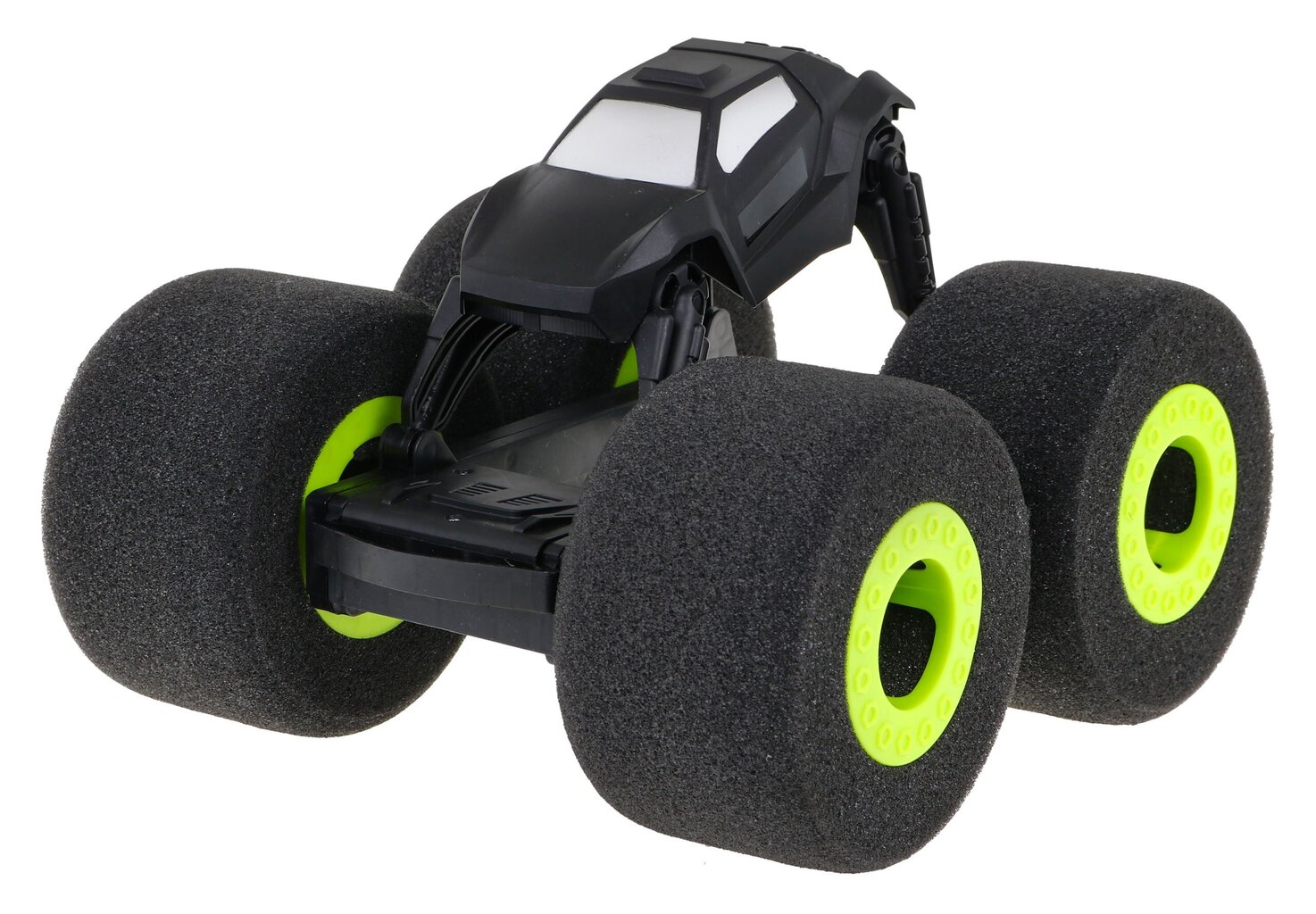R/C mašinėlė Soft Green Wheels, juoda kaina ir informacija | Žaislai berniukams | pigu.lt