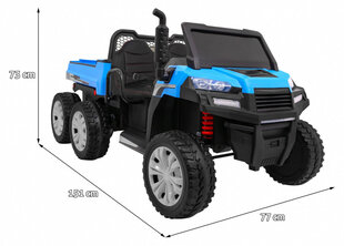 Vienvietis elektromobilis Farmer Truck, mėlyna kaina ir informacija | Elektromobiliai vaikams | pigu.lt
