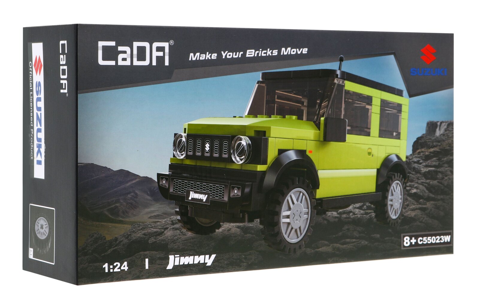 Surenkama mašina CaDa Terrain Ccar 192 d. kaina ir informacija | Žaislai berniukams | pigu.lt