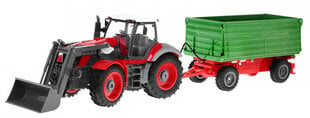 Radijo bangomis valdomas traktorius su priekaba цена и информация | Игрушки для мальчиков | pigu.lt
