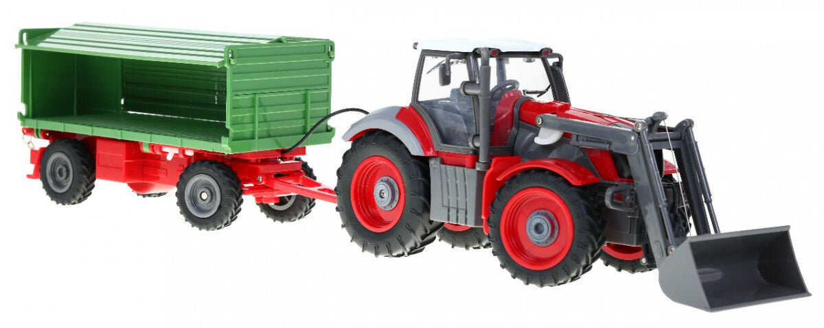 Radijo bangomis valdomas traktorius su priekaba kaina ir informacija | Žaislai berniukams | pigu.lt