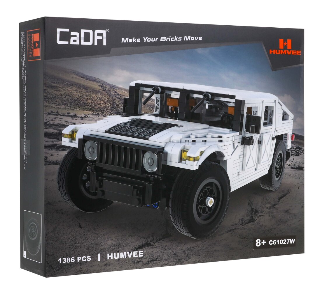 Surenkama mašina CaDa Terrain Car 1386 d. kaina ir informacija | Žaislai berniukams | pigu.lt