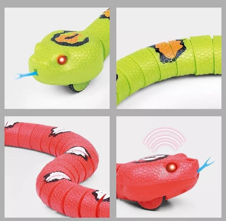Interaktyvi gyvatė valdoma pelyte pultu, pakraunama, tinkamas žaislas naminiams gyvūnams kaina ir informacija | Žaislai berniukams | pigu.lt