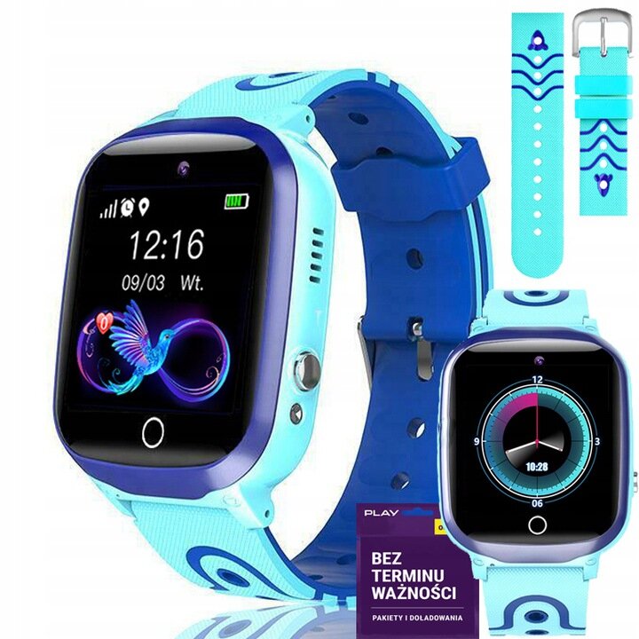 KidWatch A9s Pro Blue kaina ir informacija | Išmanieji laikrodžiai (smartwatch) | pigu.lt