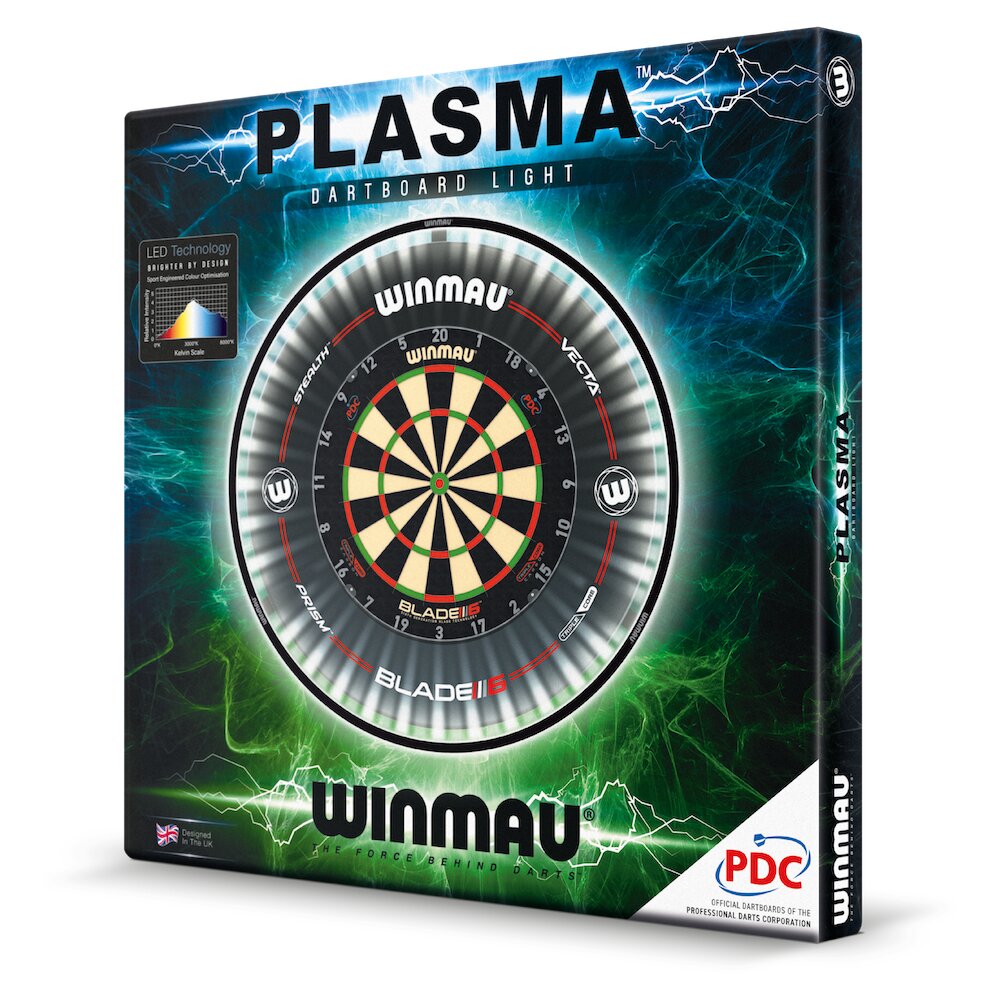 Winmau taikinio apšvietimas Plasma. kaina ir informacija | Smiginis | pigu.lt