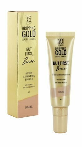 Švytėjimą suteikianti priemonė SoSu Dripping Gold Illuminating Booster Caramel, 30ml цена и информация | Makiažo pagrindai, pudros | pigu.lt