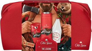 Набор Old Spice Bearglove для мужчин: гель для душа 250 мл + дезодорант-карандаш, 50 мл + лосьон после бритья, 100 мл + косметичка цена и информация | Масла, гели для душа | pigu.lt