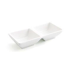 Поднос для закусок Quid Chef Керамика Белый (9 см) (Pack 12x) цена и информация | Посуда, тарелки, обеденные сервизы | pigu.lt