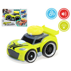 Žaislinė mašinėlė su garsu ir šviesa Stunt car Crash, geltona kaina ir informacija | Žaislai berniukams | pigu.lt