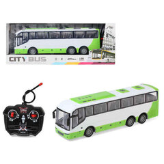 Autobusas valdomas nuotoliu, 39 x 15 cm kaina ir informacija | Žaislai berniukams | pigu.lt