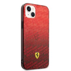 Ferrari Gradient Allover Case for iPhone 14 Plus Red цена и информация | Чехлы для телефонов | pigu.lt