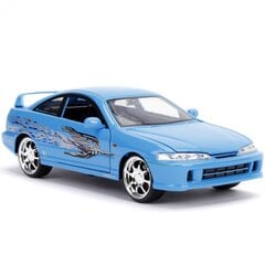 Автомобиль Fast and Furious Mia s Acara Integra 1:24 цена и информация | Игрушки для мальчиков | pigu.lt