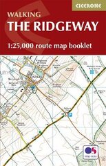 Ridgeway Map Booklet: 1:25,000 OS Route Mapping цена и информация | Путеводители, путешествия | pigu.lt