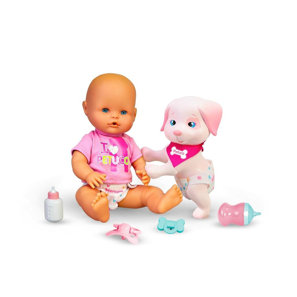 Kūdikių lėlė Famosa Nenuco & Petuco kaina ir informacija | Žaislai mergaitėms | pigu.lt