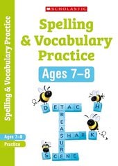 Spelling and Vocabulary Workbook Ages 7-8, Year 3 kaina ir informacija | Knygos paaugliams ir jaunimui | pigu.lt