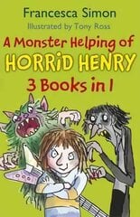 Monster Helping of Horrid Henry 3-in-1: Horrid Henry Rocks/Zombie Vampire/Monster Movie kaina ir informacija | Knygos paaugliams ir jaunimui | pigu.lt