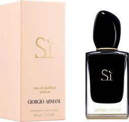 Парфюмированная вода Giorgio Armani Si Intense EDP для женщин, 50 мл цена и информация | Женские духи | pigu.lt