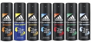 Adidas 6in1 Cool & Dry 48h антипреспирант для мужчин 150 мл цена и информация | Дезодоранты | pigu.lt