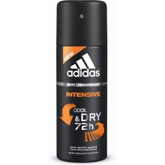 Adidas Intensive Cool & Dry 72h антипреспирант для мужчин 150 мл цена и информация | Дезодоранты | pigu.lt