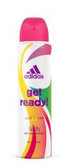 Purškiamas dezodorantas Adidas Cool & Care Get Ready! moterims, 150 ml kaina ir informacija | Dezodorantai | pigu.lt