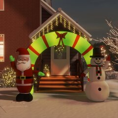Pripučiama kalėdinė dekoracija arka su LED lemputėmis, 270cm kaina ir informacija | Kalėdinės dekoracijos | pigu.lt