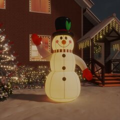 Pripučiamas sniego senis su LED lemputėmis, 240cm kaina ir informacija | Kalėdinės dekoracijos | pigu.lt