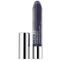 Kreminės tekstūros akių šešėliai Clinique Chubby Stick Shadow Tint 3 g, 08 Curvaceous Coal kaina ir informacija | Akių šešėliai, pieštukai, blakstienų tušai, serumai | pigu.lt