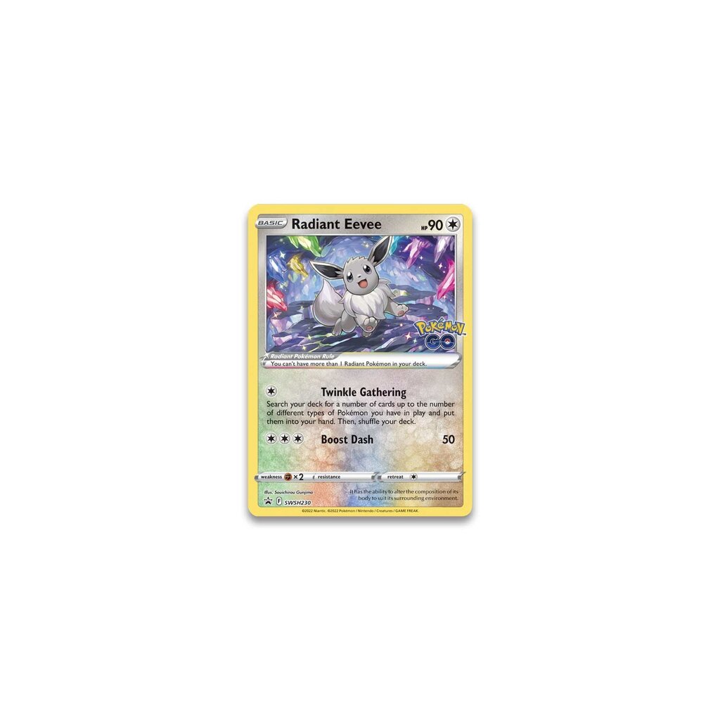 Pokemon TCG GO Premium Collection Radiant Eevee kaina ir informacija | Žaidėjų atributika | pigu.lt