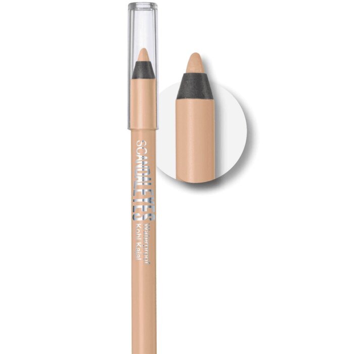 Kreminis akių kontūro pieštukas su kempinėle Rimmel London Exaggerate 0,28 g, 213 In The Nude цена и информация | Akių šešėliai, pieštukai, blakstienų tušai, serumai | pigu.lt