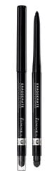 Akių kontūras Rimmel London Exaggerate 0.28 g, atsparus vandeniui, 262 Blackest Black цена и информация | Тушь, средства для роста ресниц, тени для век, карандаши для глаз | pigu.lt