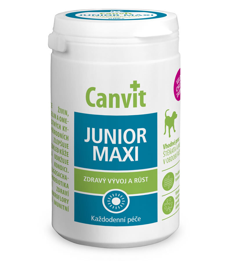 Vitaminai šunims Can Vit Dog Junior Maxi, 230 g цена и информация | Vitaminai, papildai, antiparazitinės priemonės šunims | pigu.lt
