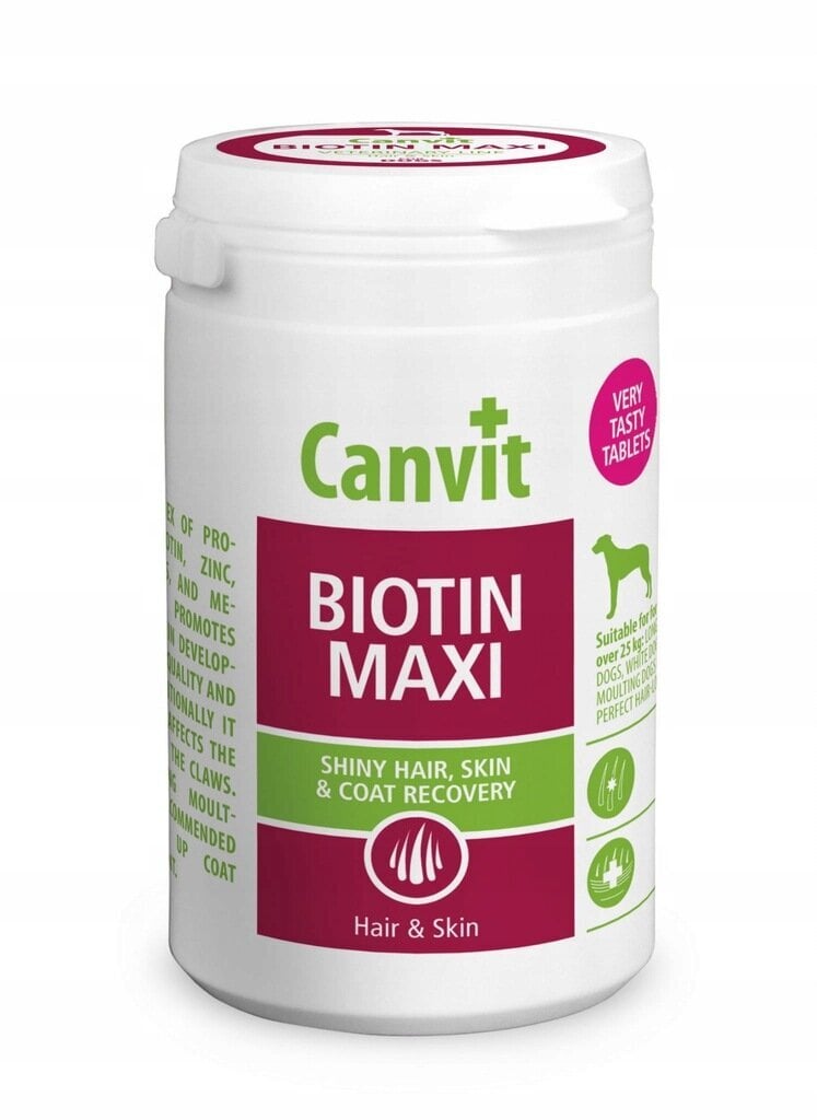 Vitaminai šunims Can Vit Dog Biotin Maxi, 500 g kaina ir informacija | Vitaminai, papildai, antiparazitinės priemonės šunims | pigu.lt