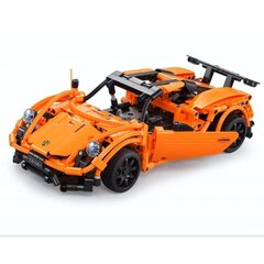 Konstruktorius Porsche Orange Sports Car, 421 d. kaina ir informacija | Konstruktoriai ir kaladėlės | pigu.lt