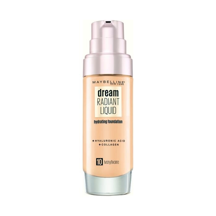 Makiažo pagrindas Maybelline Dream Satin Liquid SPF13 30 ml, 10 Ivory kaina ir informacija | Makiažo pagrindai, pudros | pigu.lt