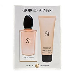 Подарочный комплект для женщин Giorgio Armani Si EDP цена и информация | Женские духи | pigu.lt