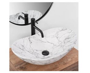 Rea Royal Statuario Marble Matt stalviršio praustuvas цена и информация | Раковины | pigu.lt