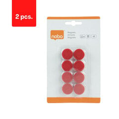 Magnetai Nobo, 20 mm, 8 vnt., 2 vnt. kaina ir informacija | Kanceliarinės prekės | pigu.lt