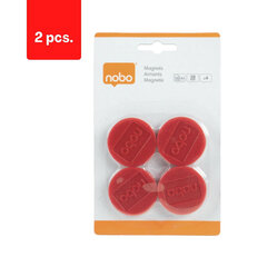 Magnetai Nobo, 38 mm, 4 vnt., 2 vnt. kaina ir informacija | Kanceliarinės prekės | pigu.lt